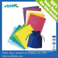 Colorful children small drawstring bag as packing bag